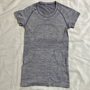 Blue Short Sleeve Lululemon Swiftly Top